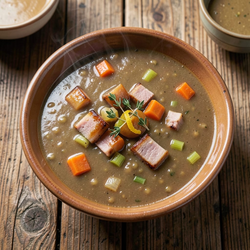 Honey Baked Ham Split Pea Soup Recipe: Smoky Sweetness in Every Spoon