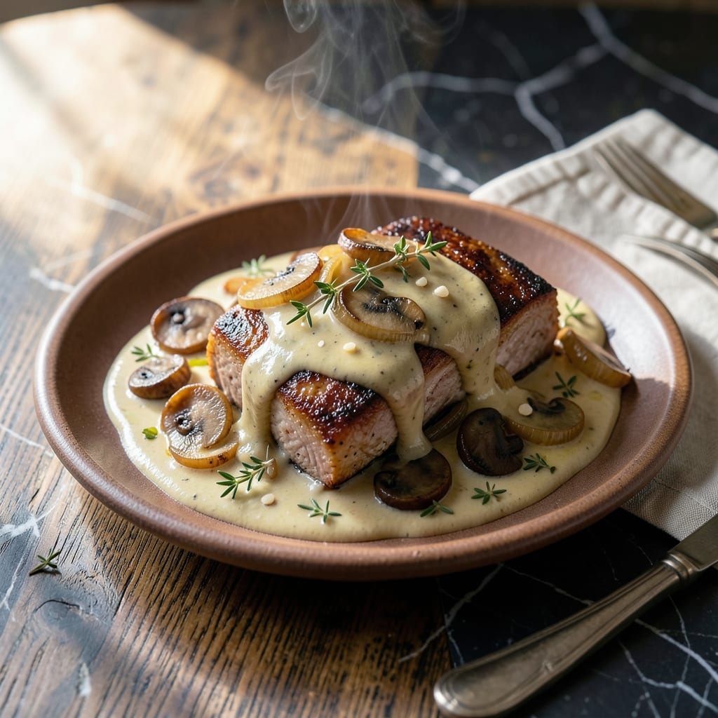 Pork Tenderloin Recipe Crock Pot Cream of Mushroom: Slow-Cooked Velvety Sauce