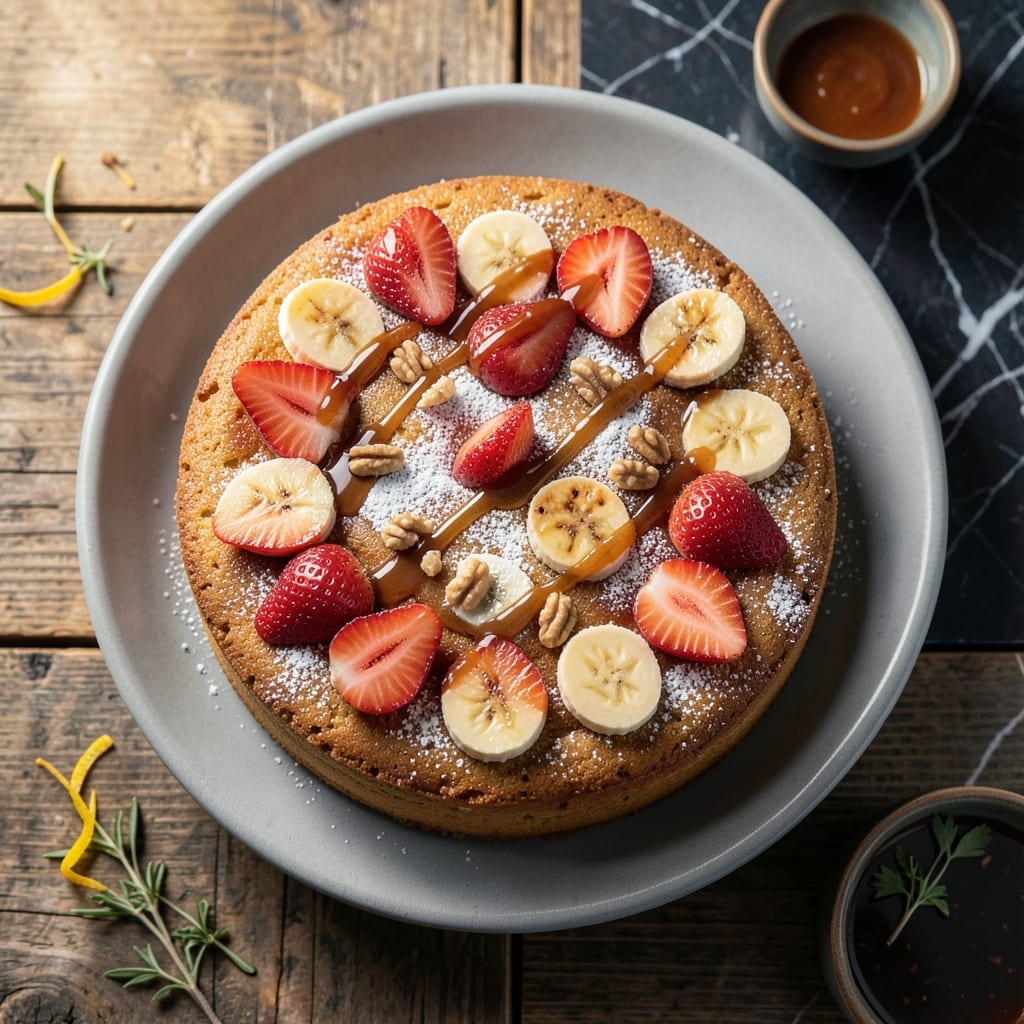 Leo's BBQ Strawberry Banana Cake Recipe: Grilled Fruit Layers With Caramelized Sweetness