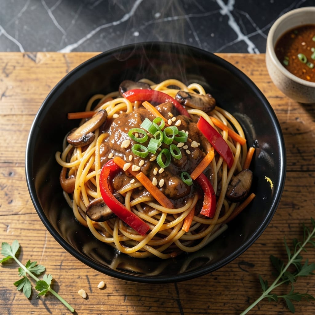 Easy Lo Mein Recipe Without Oyster Sauce: Vegetarian-Friendly Wok Tossed Noodles