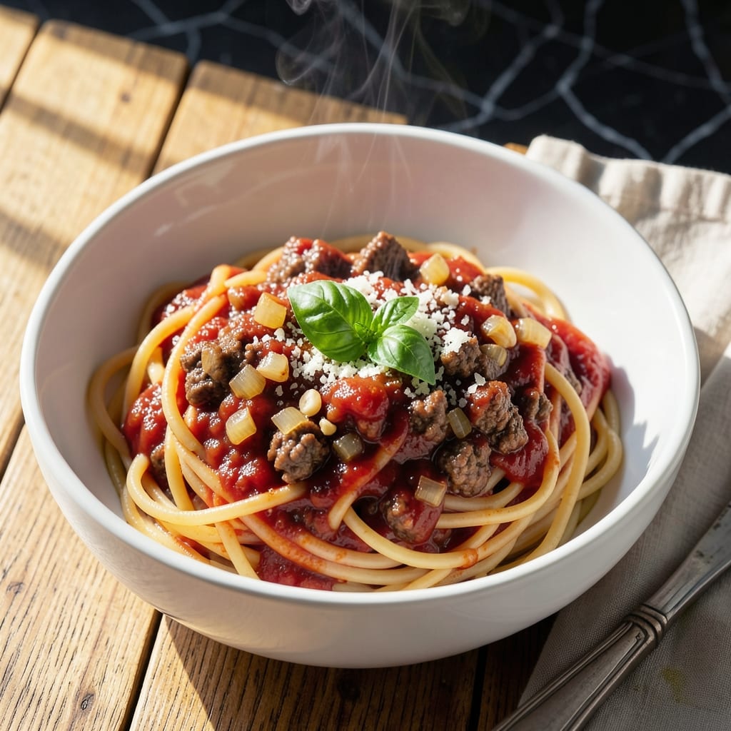Best Spaghetti Meat Sauce Recipe From Scratch: Simmered for Deep Flavor