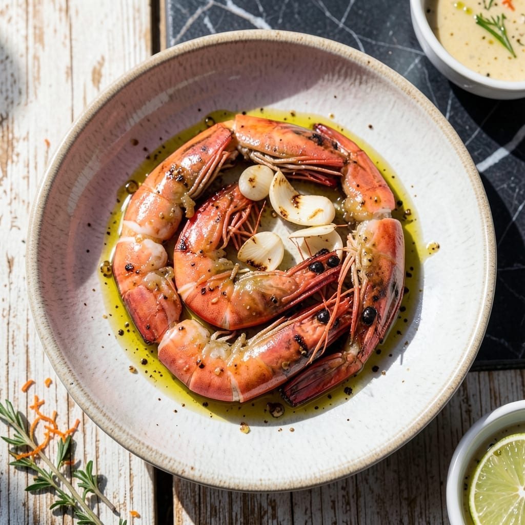 Grilled Red Shrimp Recipe: Smoky Char With Garlic Lime Zest