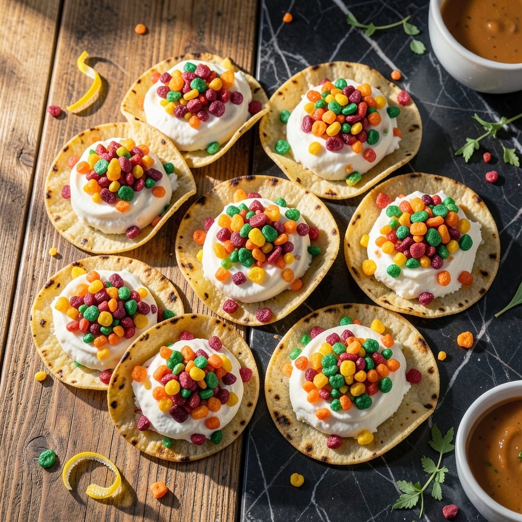 Fruity Pebbles Cheesecake Tacos Recipe: Colorful Crunch Meets Creamy Sweetness