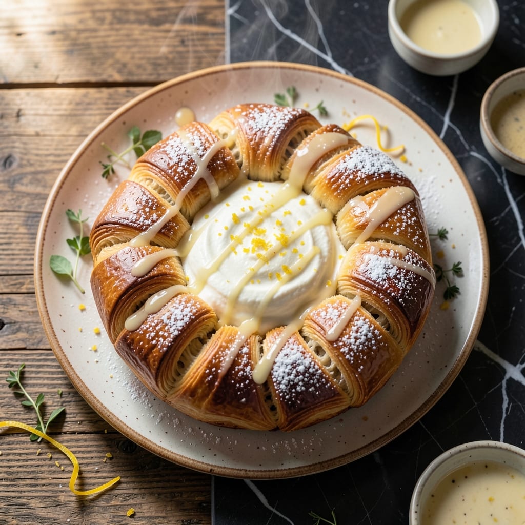 Recipe for Cheese Danish Made With Crescent Rolls: Flaky Layers With Creamy Filling