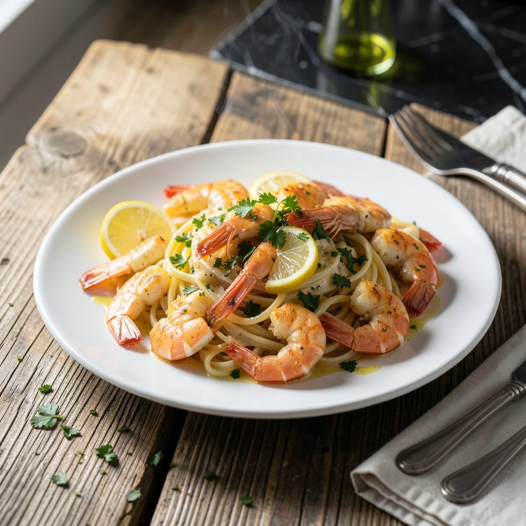Bubba Gump Shrimp Scampi Recipe: Garlic Butter Sauce With Plump Shrimp