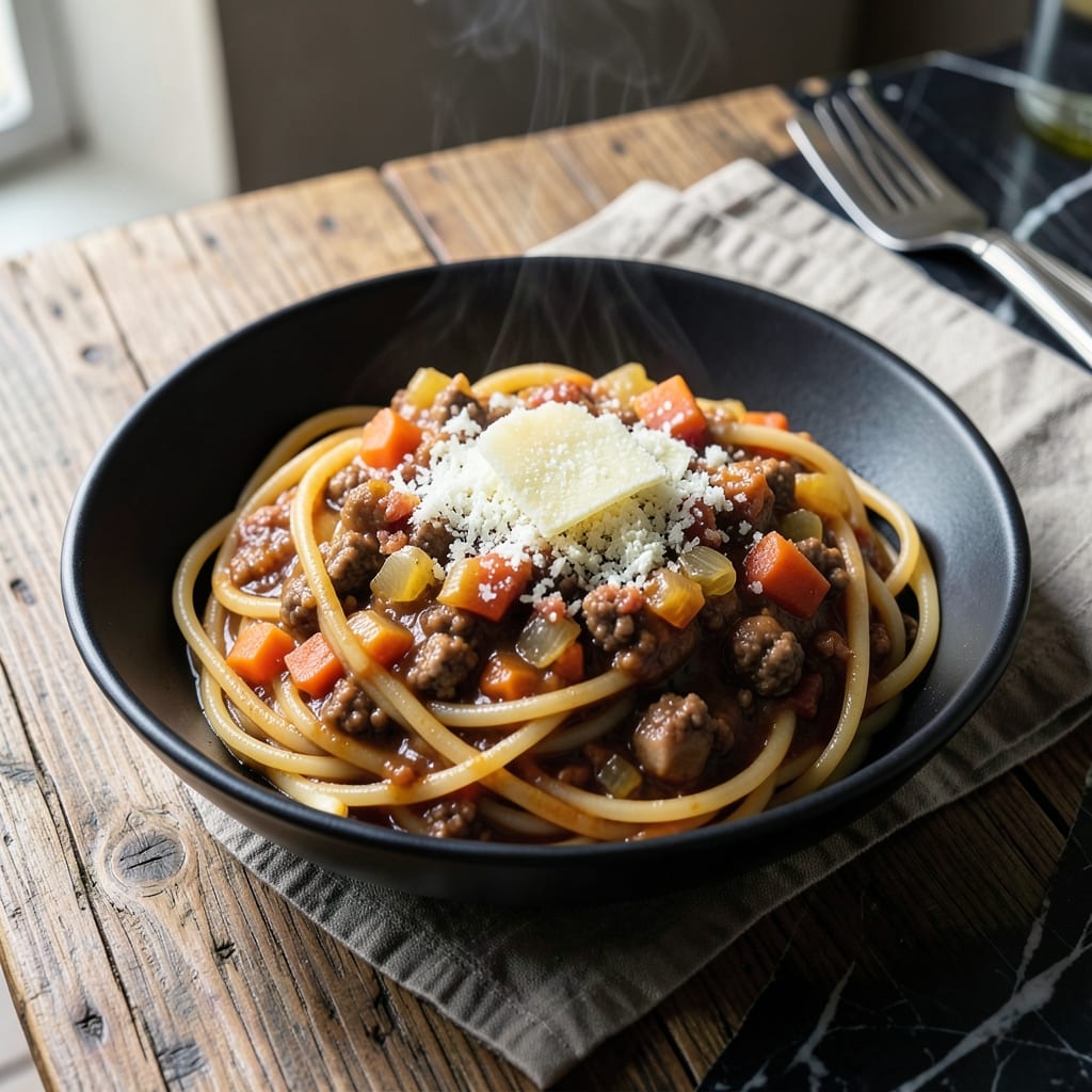 Recipe for Authentic Spaghetti Bolognese: Northern Italian Meat Sauce Tradition