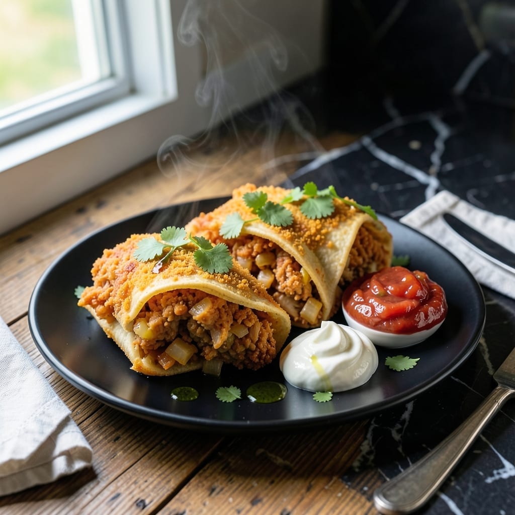 Fried Chimichanga Recipe Chicken: Double-Fried Crispness with Spiced Shredded Filling
