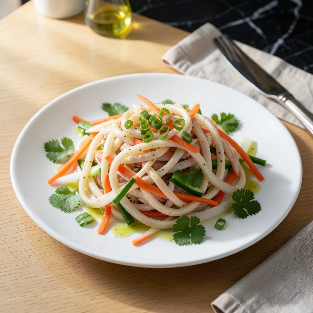Snow Leg Surimi Recipe: Flaky Crab Stick Salad Bowl