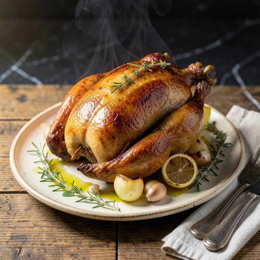 Recipe For Cooking Whole Chicken In Oven: Herb-Roasted Golden Perfection