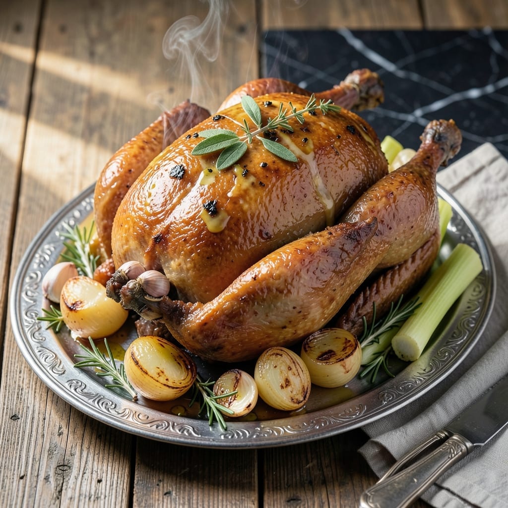 Recipe For A Perfect Christmas: Festive Feast With Seasonal Splendor