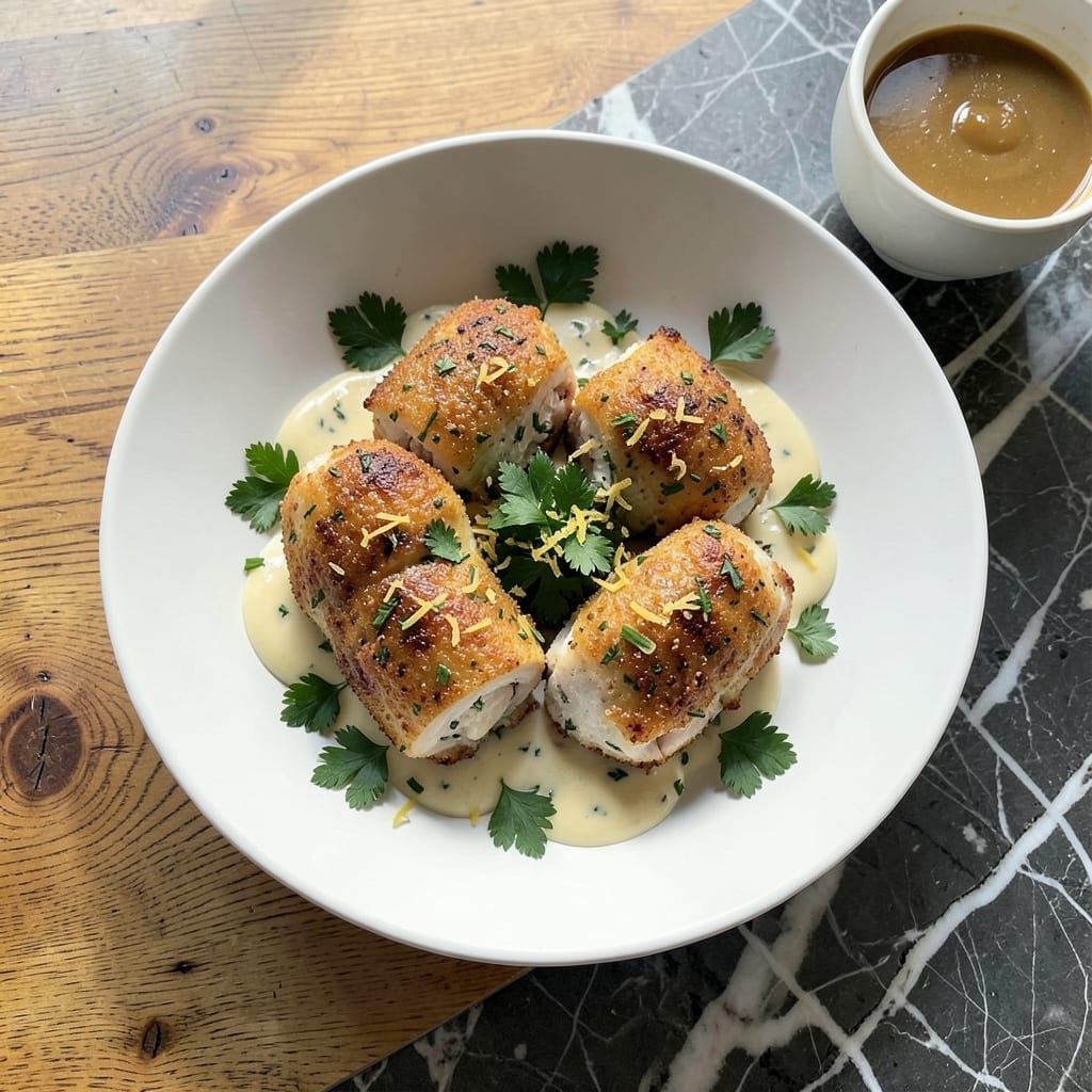 Baked Chicken Kiev Recipe: Buttery Herb Center Surprise