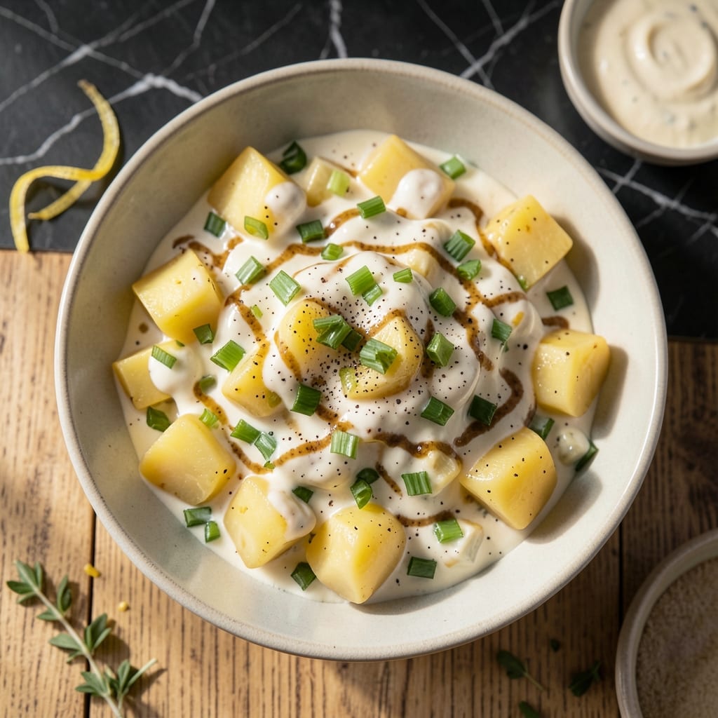 Traditional Potato Salad Recipe No Egg: Classic Creamy Tang with Fresh Herbs