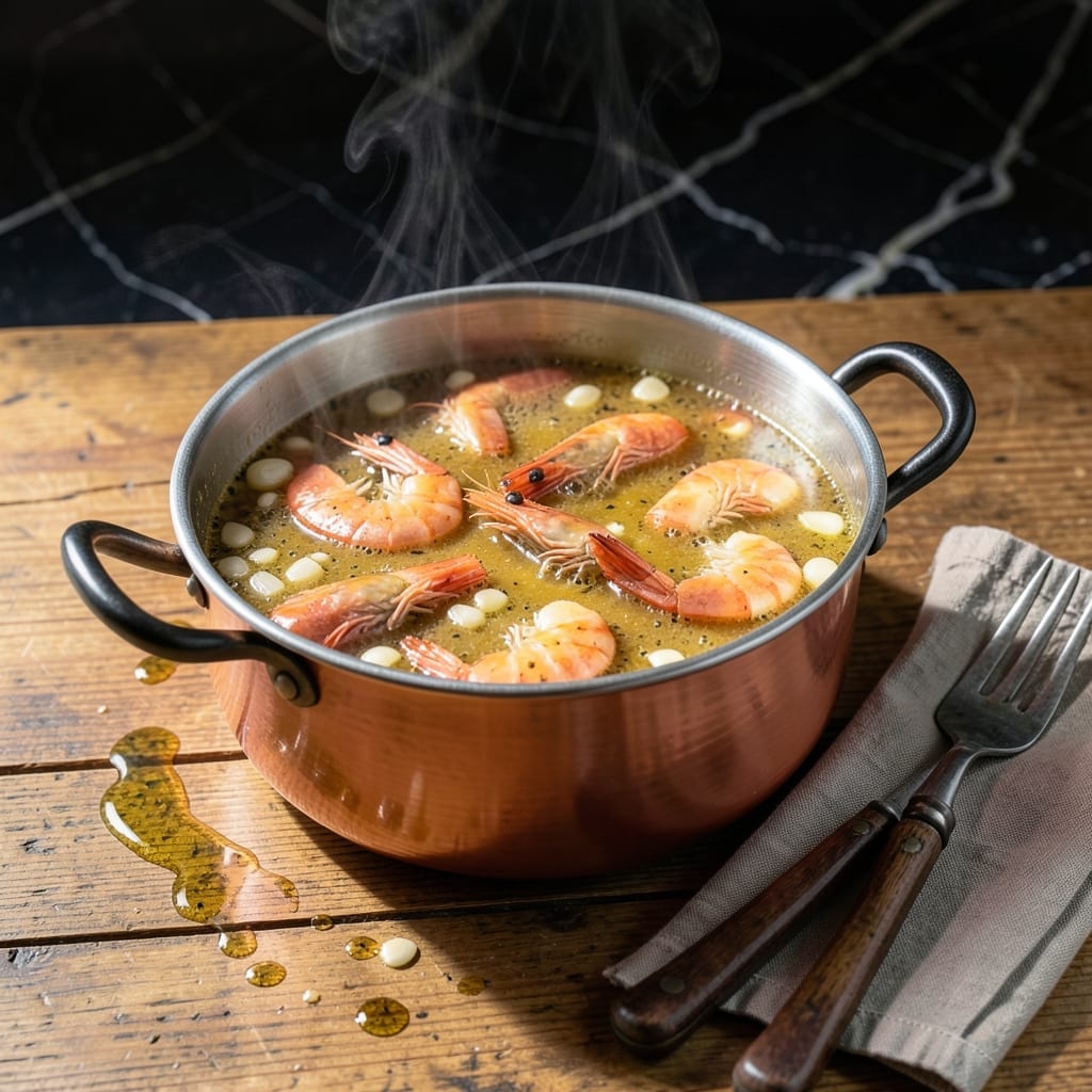Fondue Broth Recipe for Shrimp: Silky Garlic-Infused Dip for Seafood