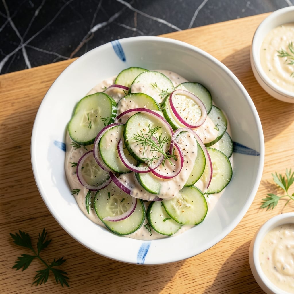 Creamy Cucumber Salad Recipe With Miracle Whip: Cool and Refreshing Crunch