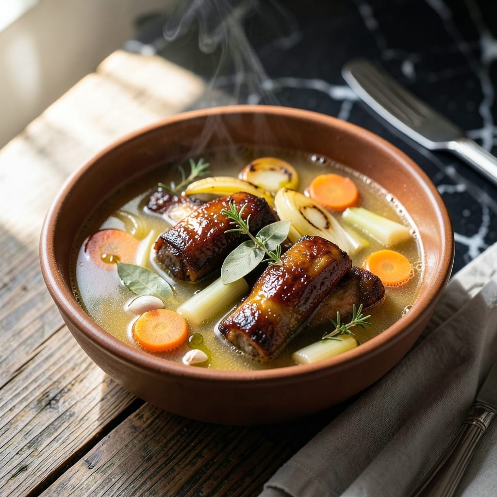 Oxtail Bone Broth Recipe: Deep Umami in Every Sip
