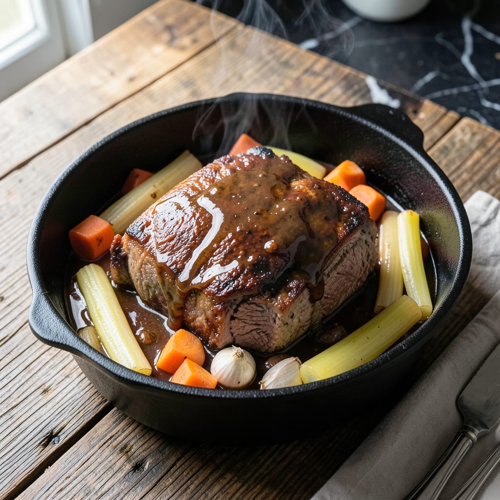 Pot Roast Crock Pot Recipe Beef Broth: Hands-Off Herb-Infused Comfort