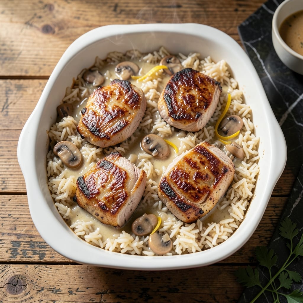 Recipe for Pork Chops and Rice Casserole: One-Dish Weeknight Comfort Recipe for Pork Chops and Rice Casserole: One-Dish Weeknight Comfort