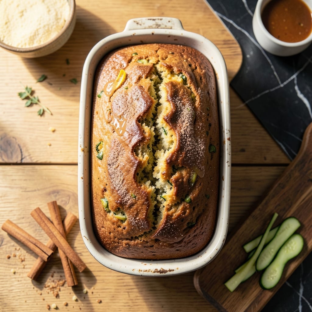 Mom's Zucchini Bread Recipe: Spiced Loaf With Walnut Streusel Mom's Zucchini Bread Recipe: Spiced Loaf With Walnut Streusel