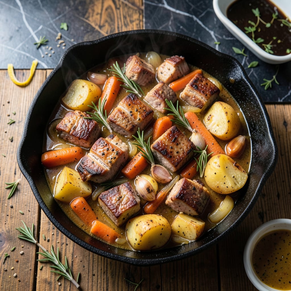 Recipe For Pork Casserole With Vegetables: One-Pan Hearty Meal