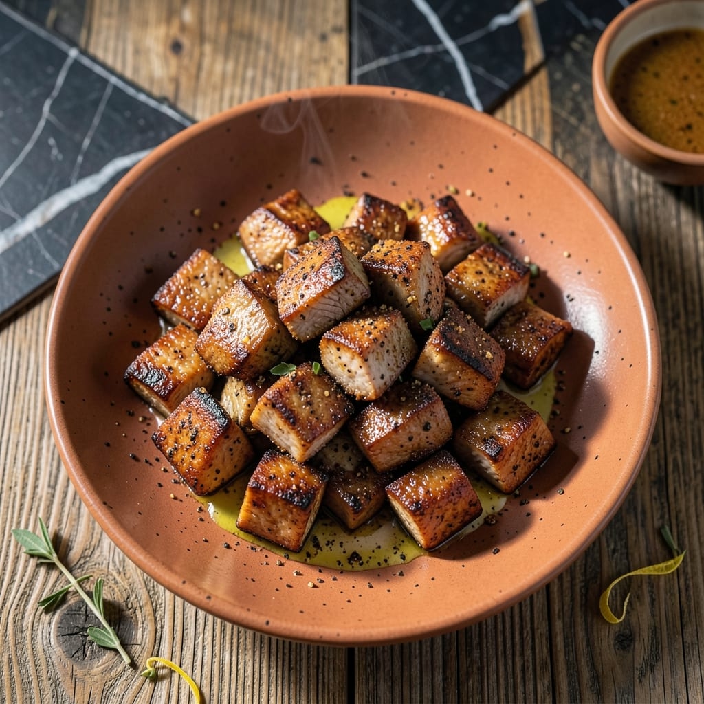Recipe For Cubed Pork Chops: Pan-Seared Tender Bites With Herb Butter