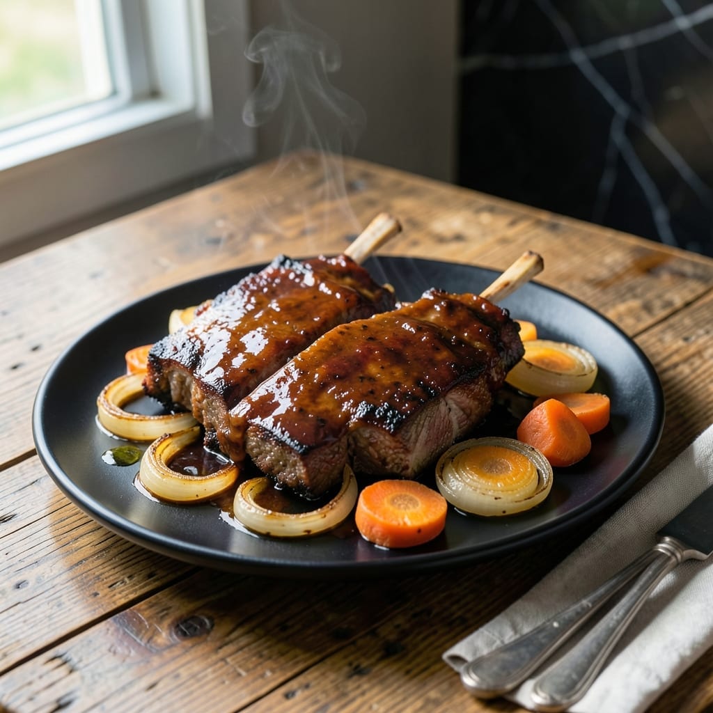 Barbecue Beef Short Ribs Recipe Oven: Wine-Braised Fall-Off-The-Bone Richness