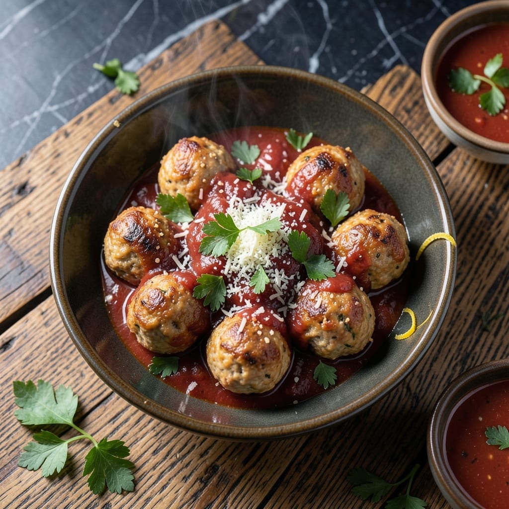 Recipe For Turkey Meatballs And Sauce: Homestyle Italian Simmered Goodness