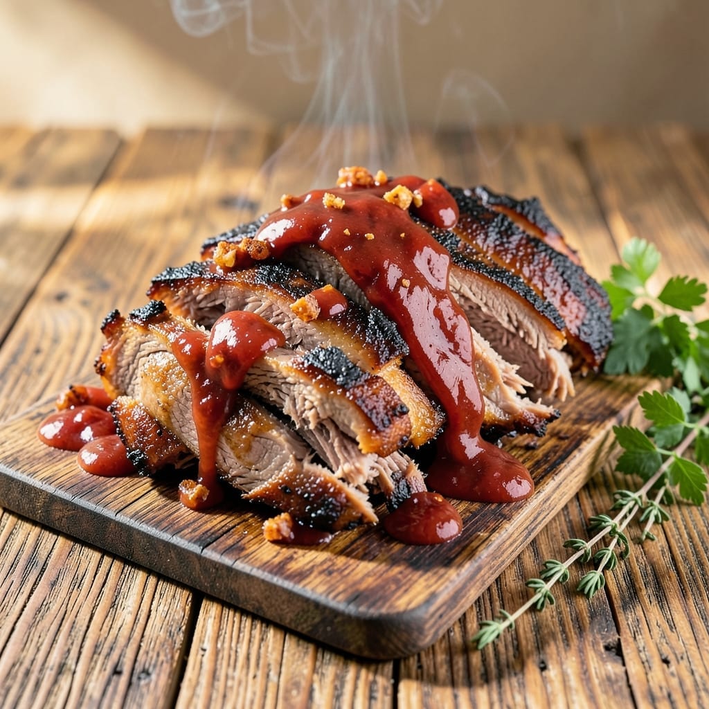 Pork Barbecue Recipe: Slow-Smoked Sweet and Tangy Delight