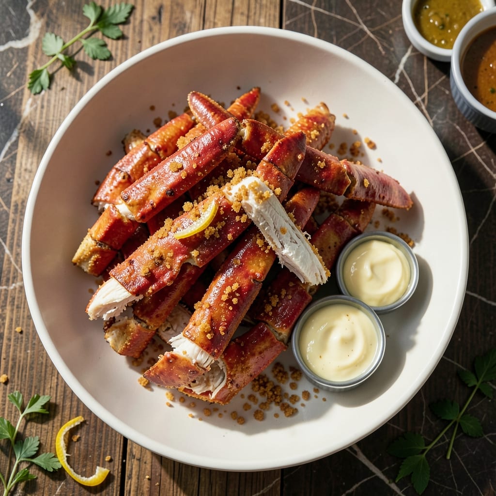 Fried Crab Legs Recipe With Shell: Buttery Sweetness Straight From the Ocean