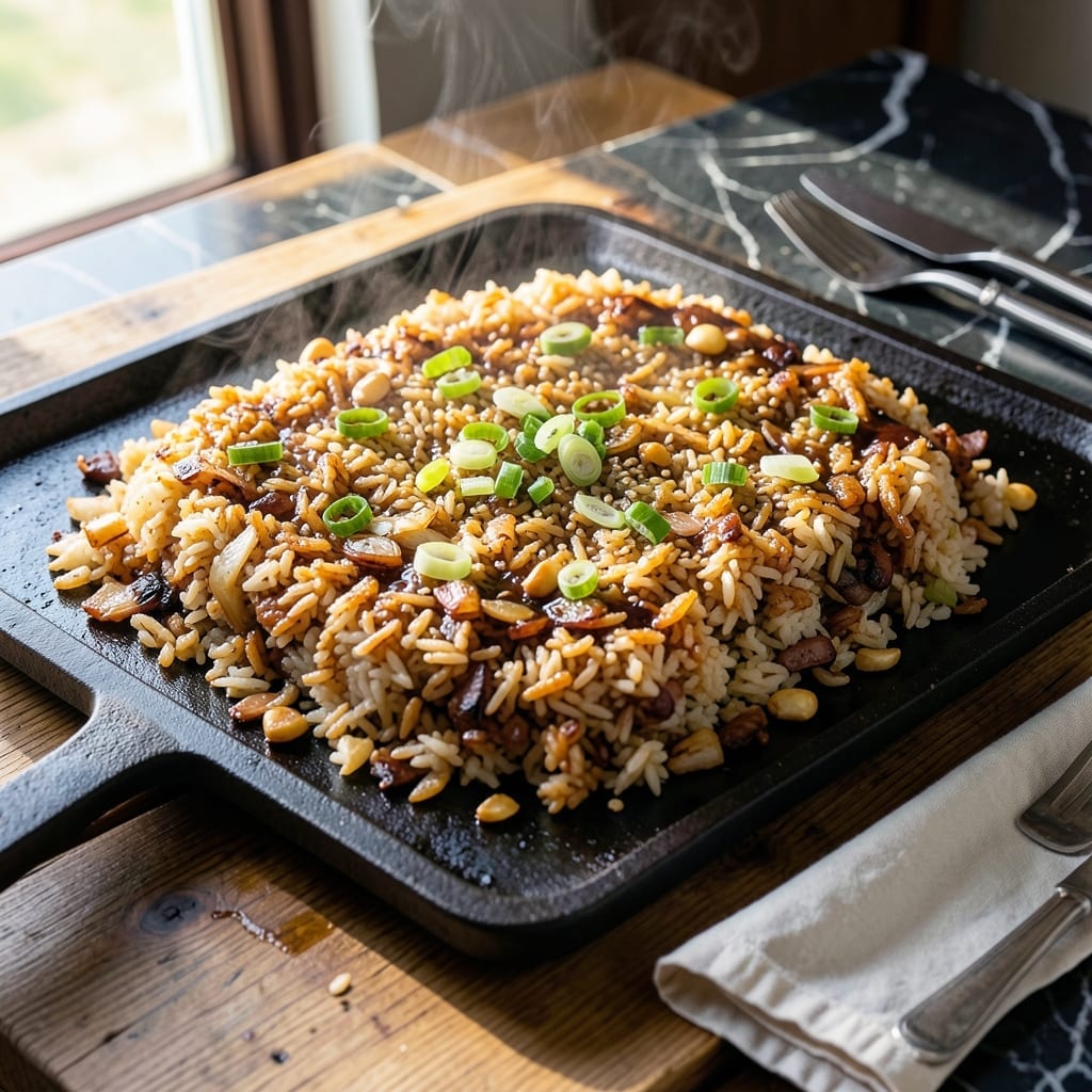 Hibachi Rice Recipe Blackstone: Sizzling Umami-Packed Perfection