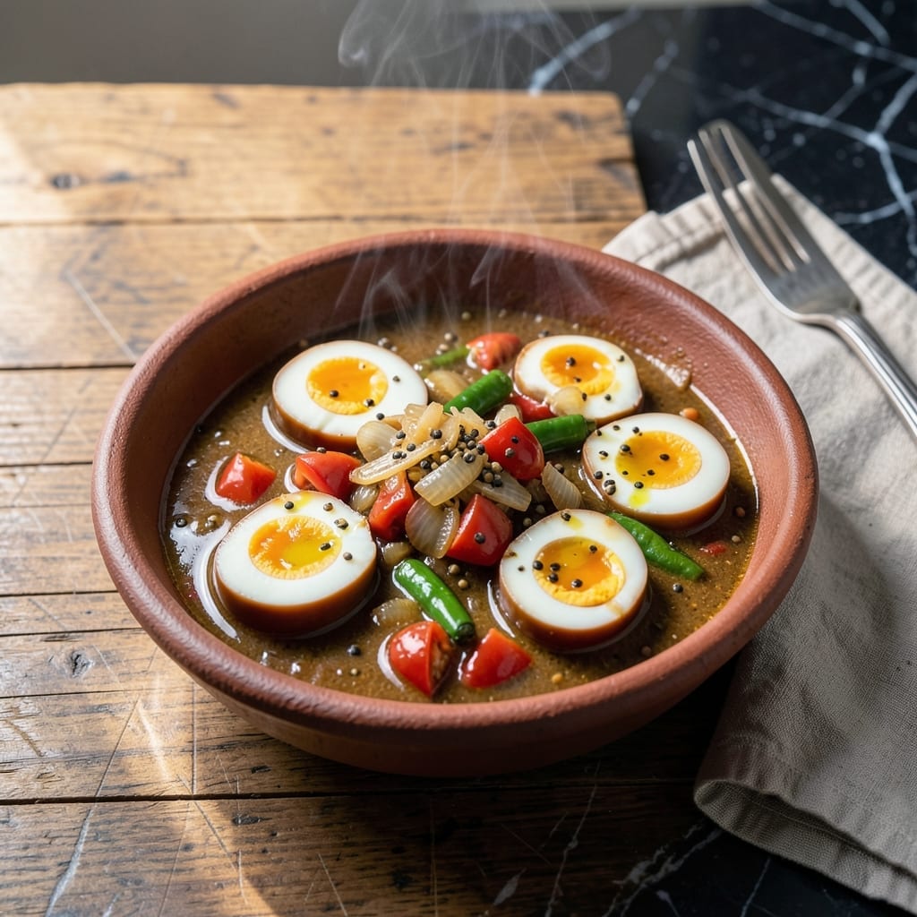 Egg Pulusu Recipe in Telugu: Tangy Andhra-Style Curry with Hard-Boiled Eggs