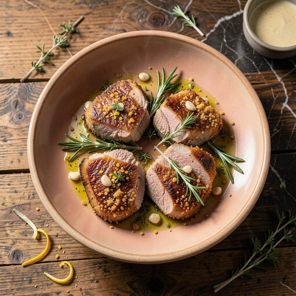 Baked Veal Chops Recipe: Tender Cuts With Herb-Crusted Elegance