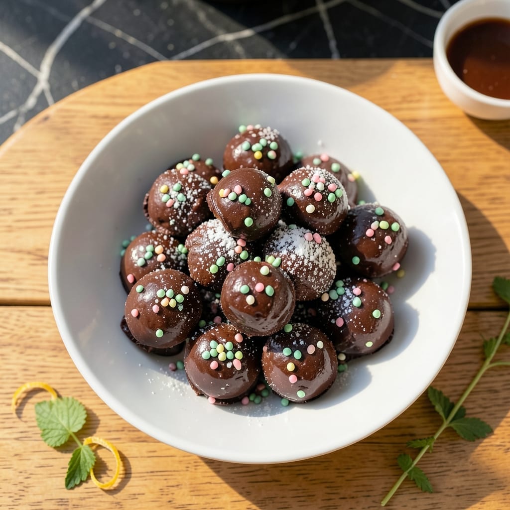 Mint Nonpareils Recipe: Vintage Chocolate-Dipped Candy Coins