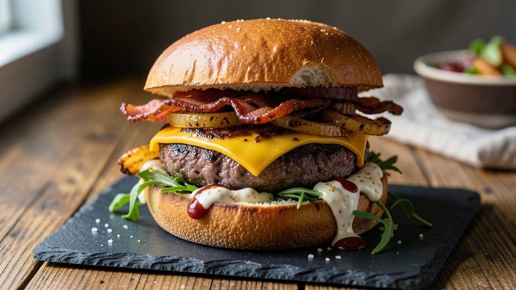 Beef Brisket Burgers Recipe: Smoky, Spiced, and Juicy Stacked Patties
