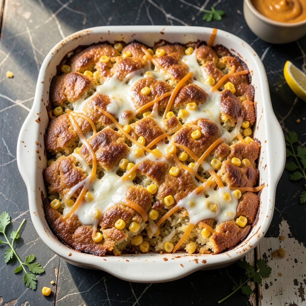 Cornbread Casserole Recipe Jiffy: Easy Mix with Creamy Corn Layers