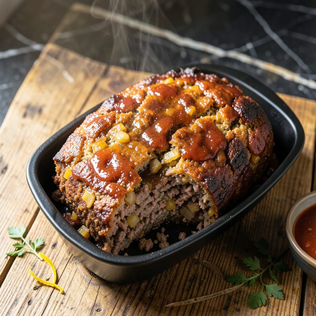 Easy Meatloaf Recipe With Few Ingredients No Bread: Minimalist Comfort in One Pan
