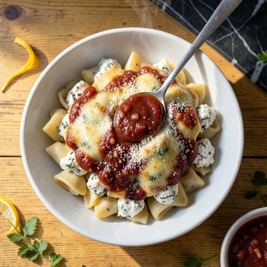Manicotti Recipe No Egg: Eggless Pasta Shells With Rich Ricotta Filling