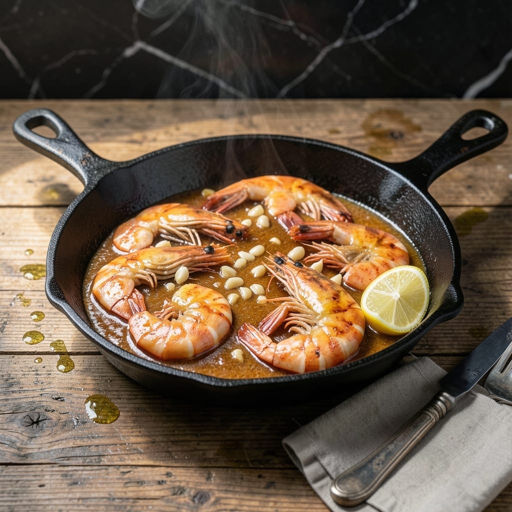 Emeril Lagasse Barbecue Shrimp Recipe: Spicy Garlic-Butter Bath