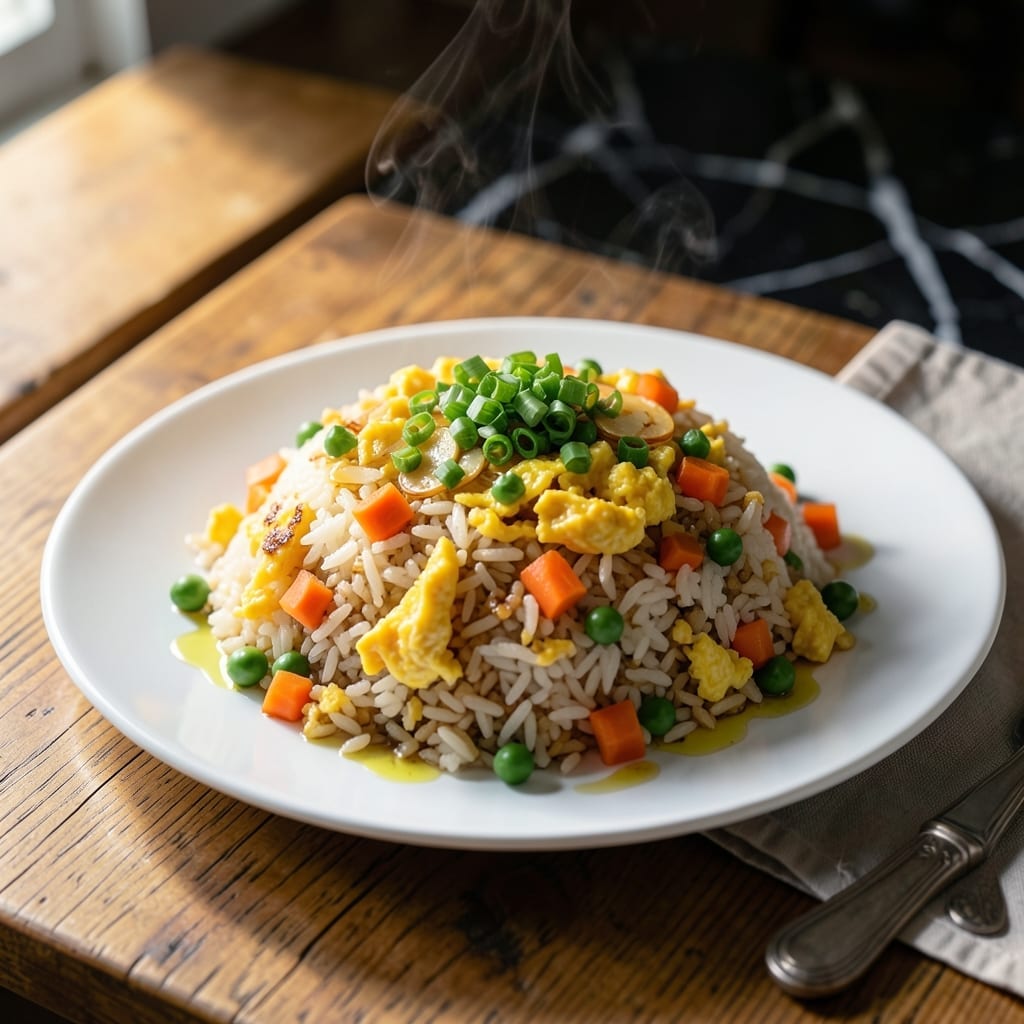 Fried Rice Recipe With Cooked Rice: Day-Old Grain Revival With Wok Char