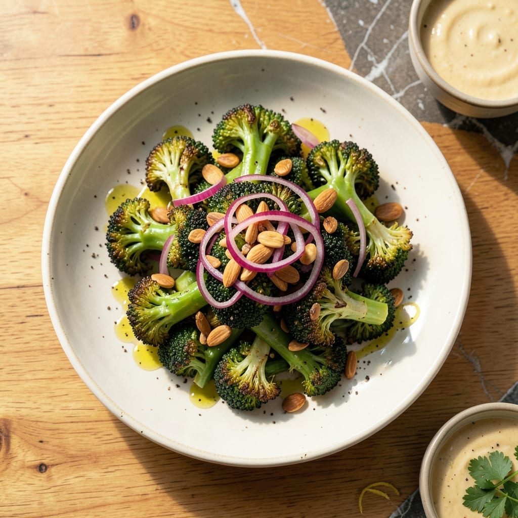 Grilled Broccoli Salad Recipe: Charred Flavor and Crunchy Toppings