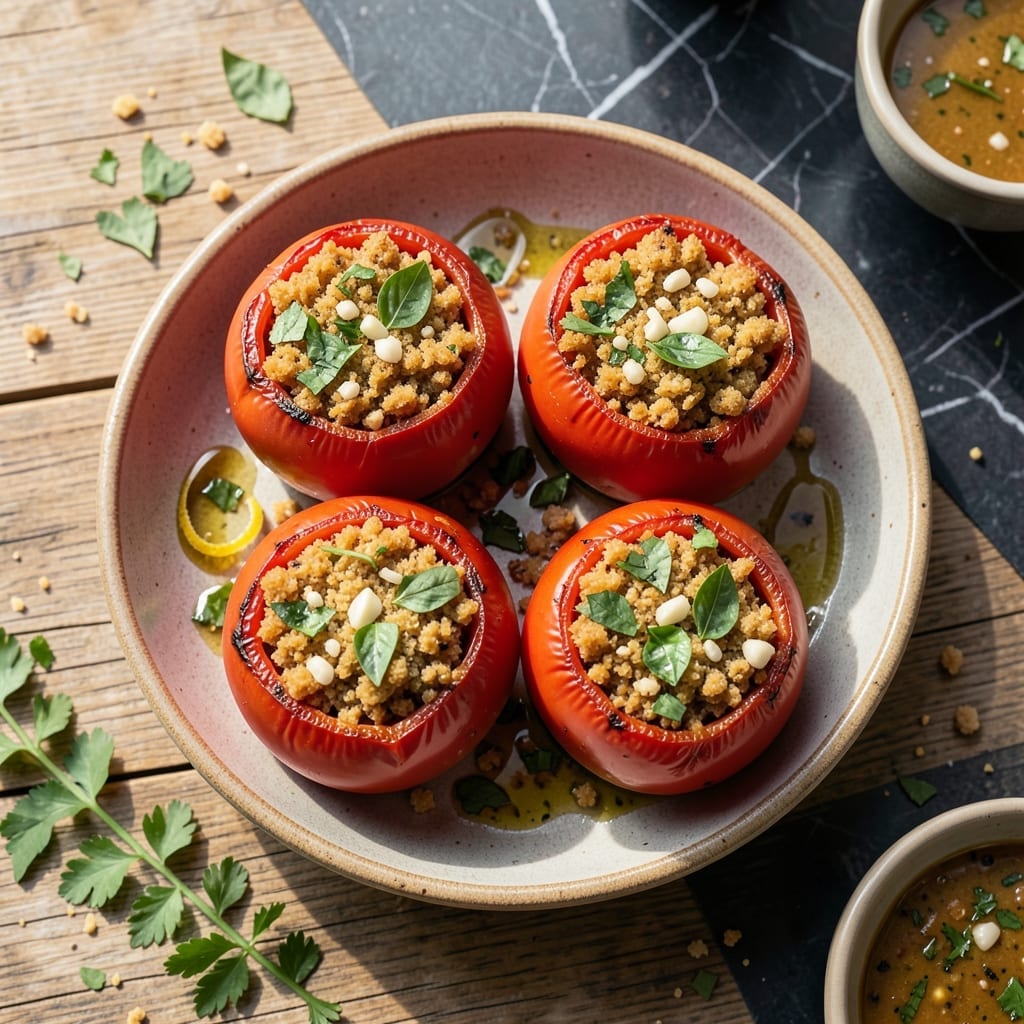 Grilled Stuffed Tomatoes Recipe: Herb-Infused Filling With Summer Freshness