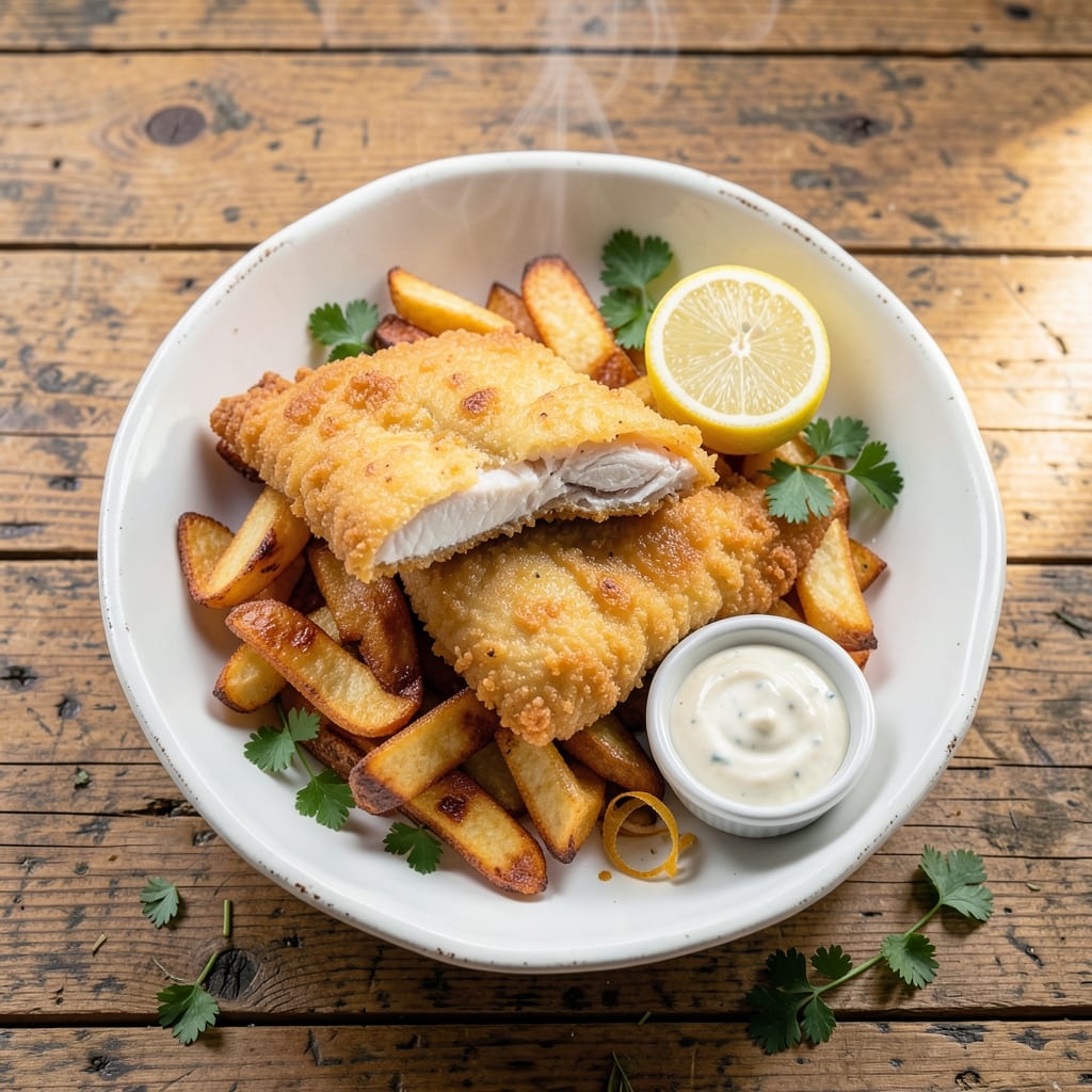 Fish And Chips Recipe Without Beer: Vinegar-Battered Crispy Delight