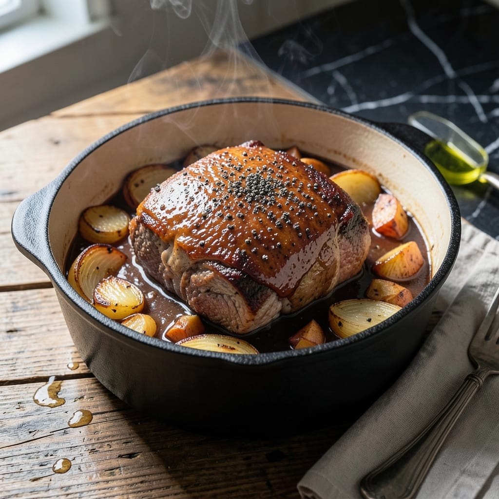 Pot Roast Recipe for 10 People: Dutch Oven Braised Fall-Off-The-Bone Feast