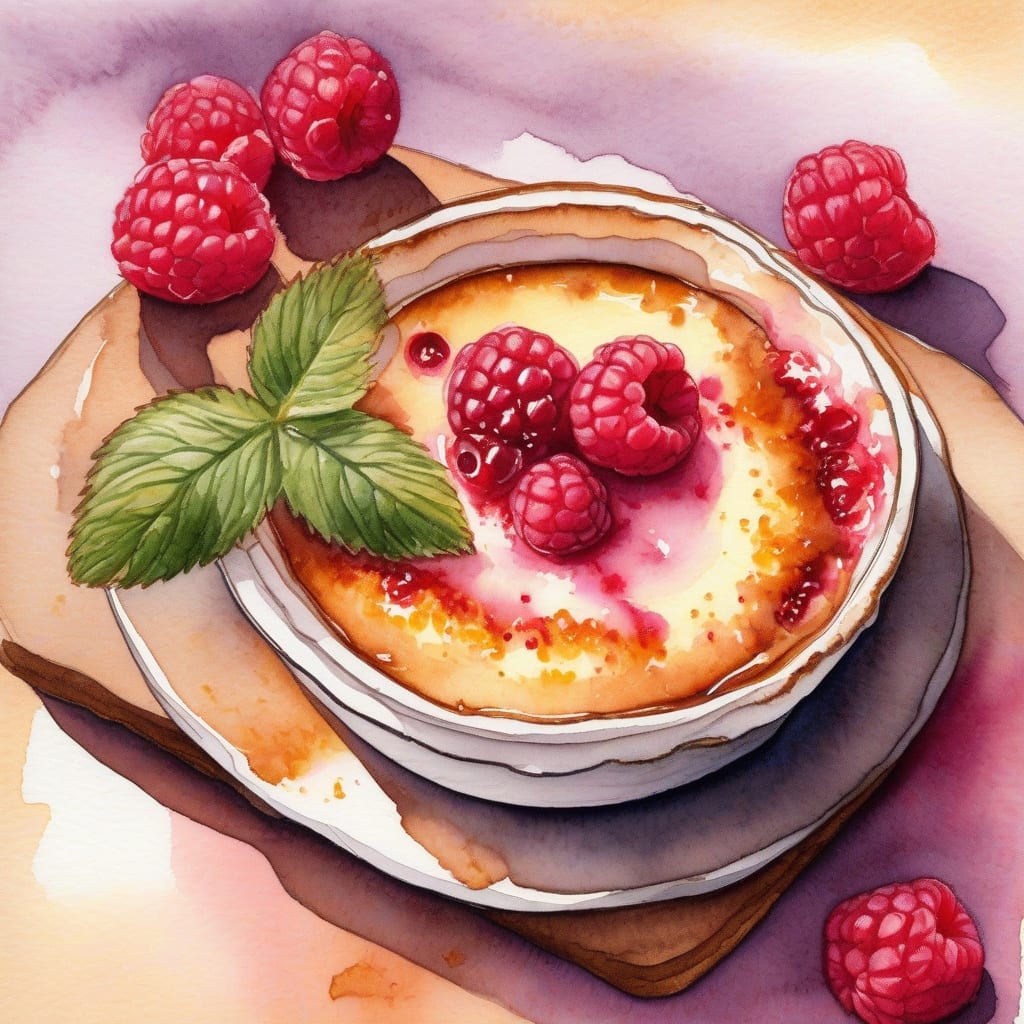raspberry creme brulee recipe