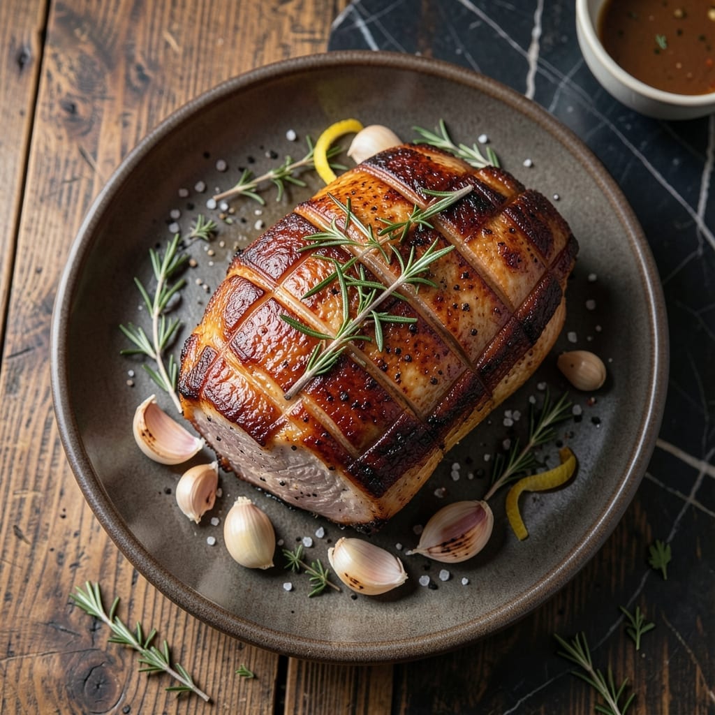 Pork Shoulder Roast Recipe Crispy Skin: Slow-Roasted to Golden Perfection