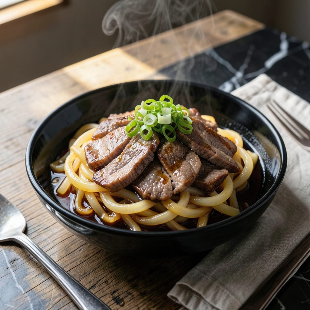 Gyudon Recipe Cooking With Dog: Japanese Simmered Beef Bowl Perfection