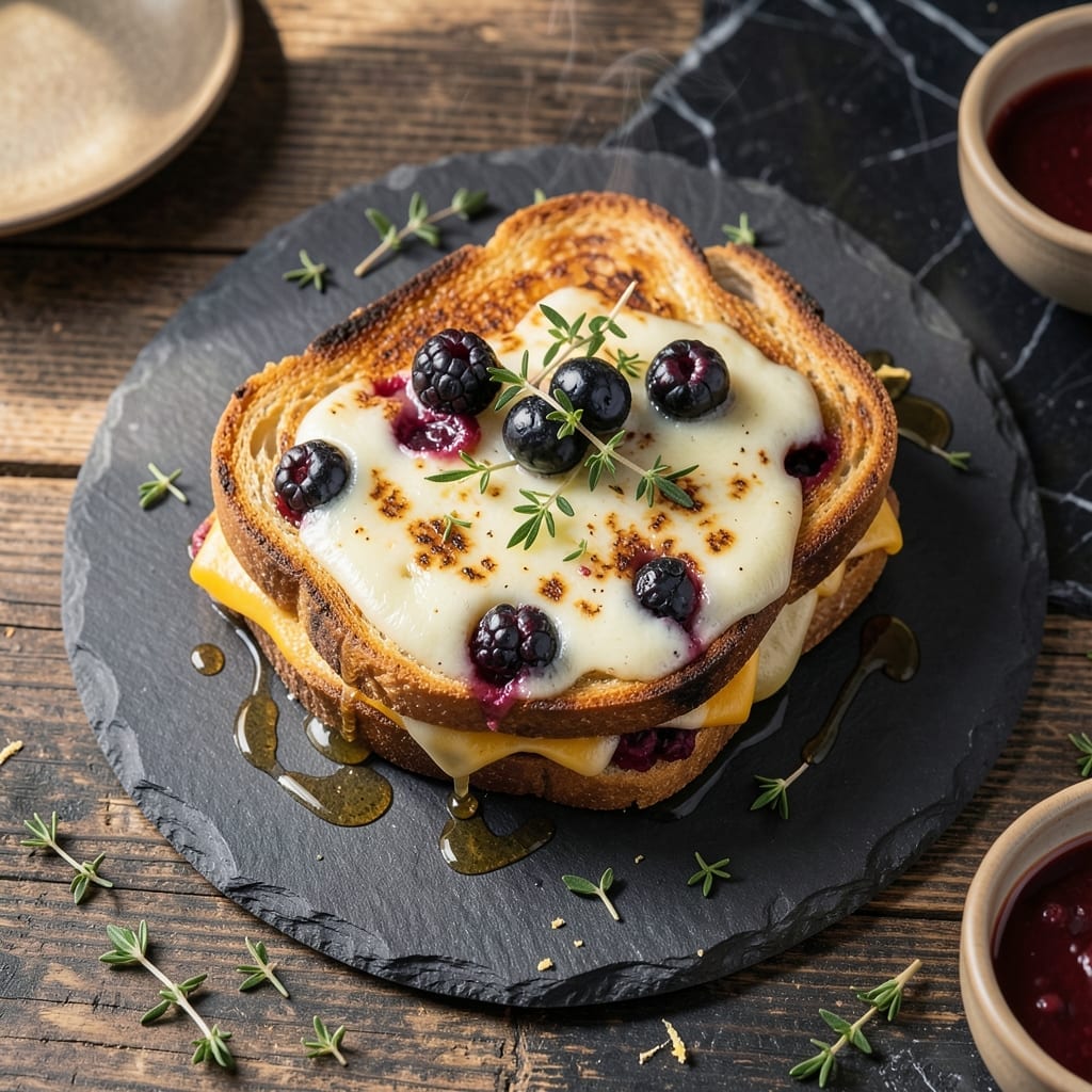 Blackberry Grilled Cheese Recipe: Sweet and Savory Melted Harmony