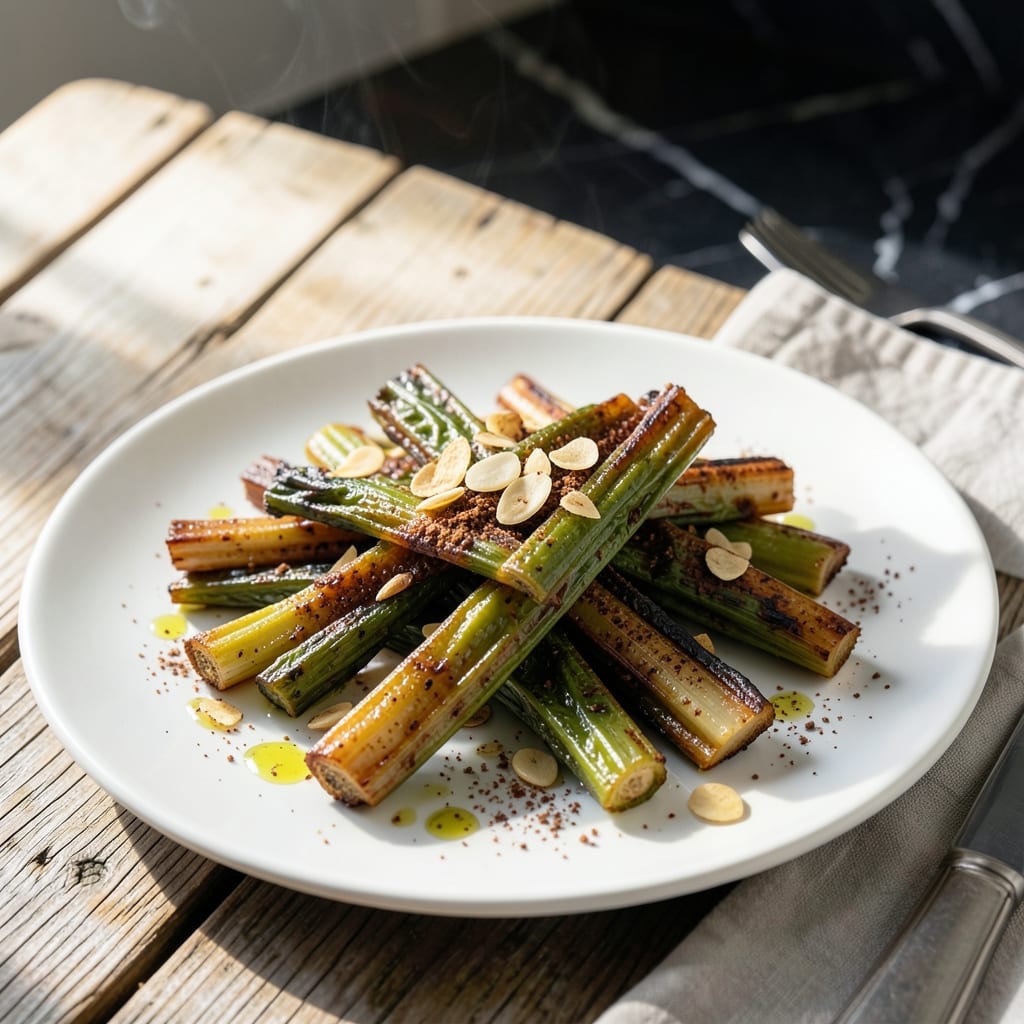 Collard Green Stems Recipe: Crunchy Bites with Southern Flavor