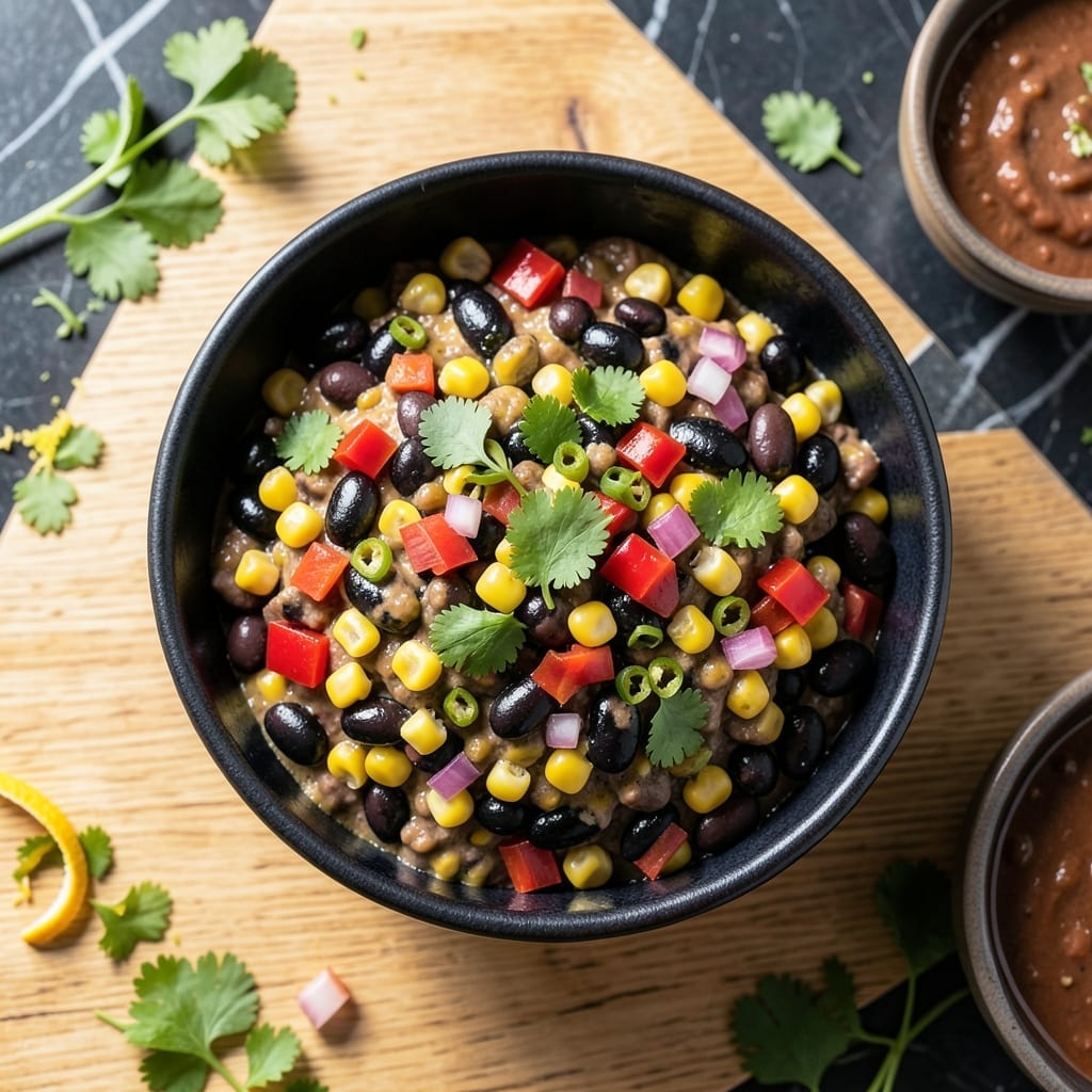 Recipe For Black Bean And Corn Salsa Dip: Zesty Fiesta in Every Scoop
