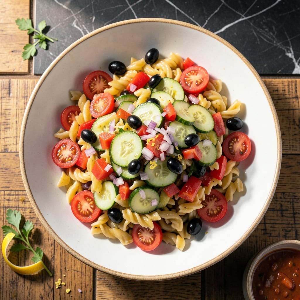 Pasta Salad Recipe for 100 People: Party-Ready Feast in One Bowl