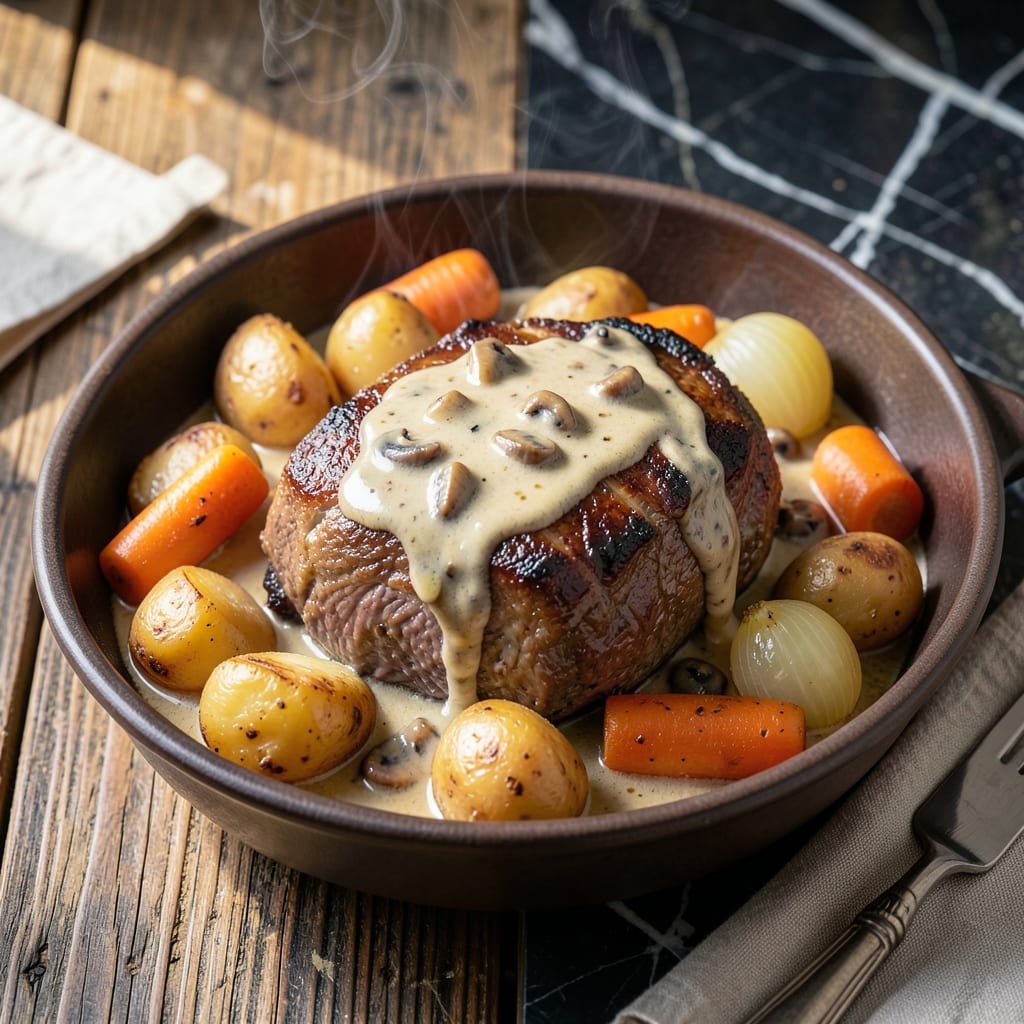 Pot Roast Recipe Crock Pot Cream of Mushroom: Slow-Cooked Savory Indulgence